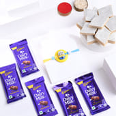 Kids Minion Rakhi With Chocolates