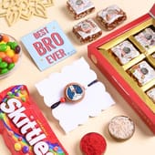 Kids Rocket Rakhi With Figberry Bites N Chocolate