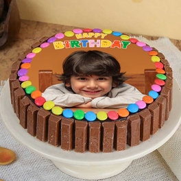 KitKat Cake Online | Order Kit Kat Cakes in Chocolate Flavour | Free ...