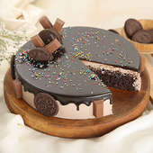 Delicious Kitkat Oreo Chocolate Cake For Bday