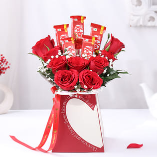 Kitkat Rose Love Bouquet