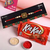 Send Kitkat With Designer Rakhi in Australia