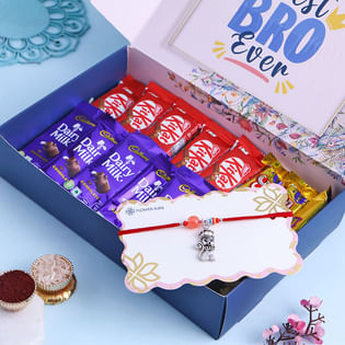 Kitty Kat Kids Rakhi With Chocolate Gift Box