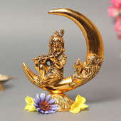 Krishna Moon Idol - Metal