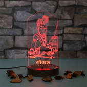 Laddu Gopal Glowing Table Lamp - Birthday Gift for Grand Mother