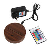 Laddu Gopal Glowing Multicolour Lamp - Adapter with Remote and Stand