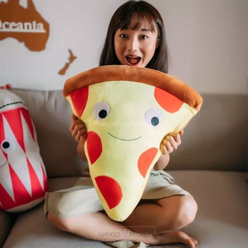 Large Happy Pizza Cushion