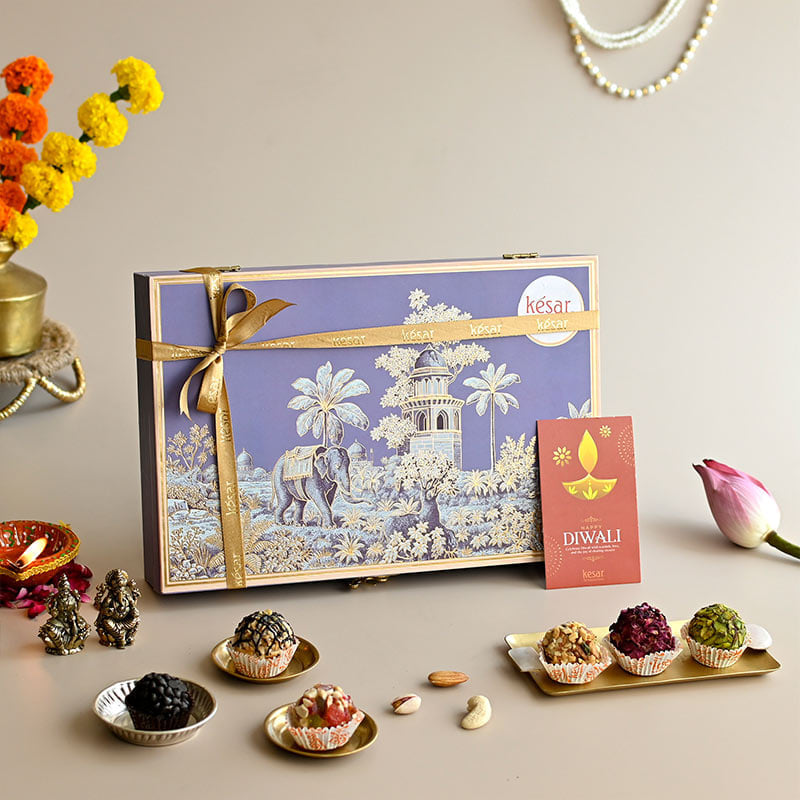 Lavender Diwali Mithai Box