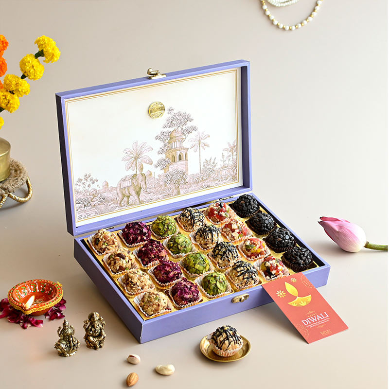 Lavender Diwali Mithai Box