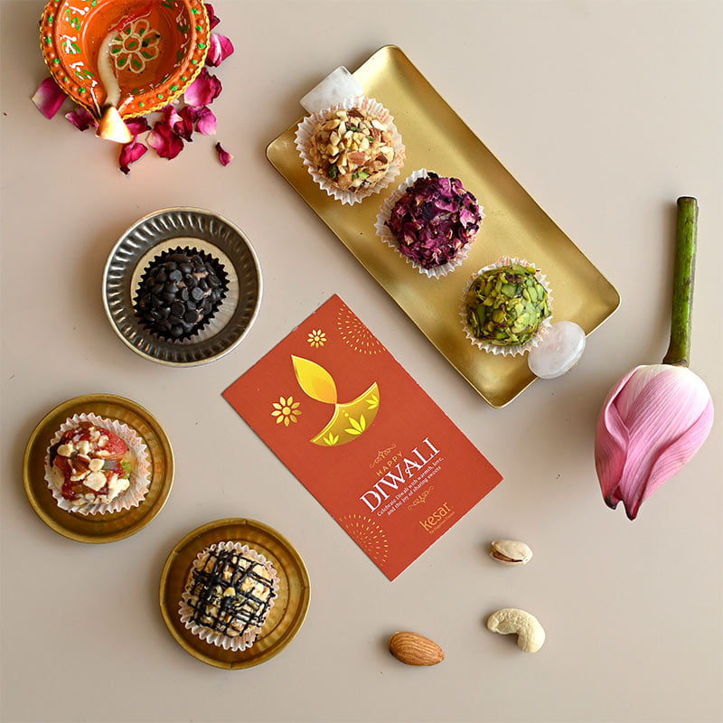 Lavender Diwali Mithai Box