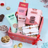 Lavender Rakhi Duo With Nuts N Cookies