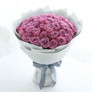 Lavendery Semicentennial Roses for Valentine