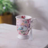 Lavish Birdcage Pastel Pink Teacup