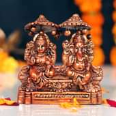 Rustic Laxmi Ganesha Idols For Diwali