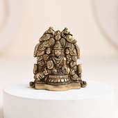 Laxmi Intricate Brass Idol