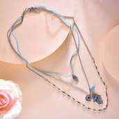 Buy Layered Evil Eye Hamsa Necklace for Valentine