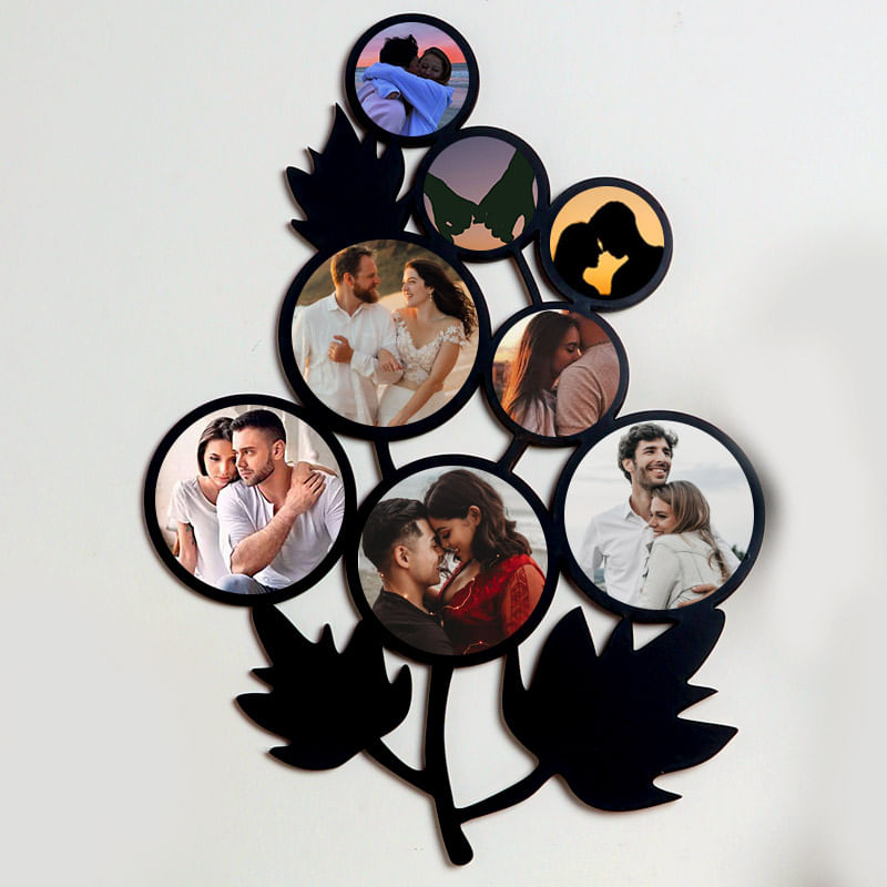 Leafy Personalised Wall Frame