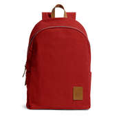 Leather Red Backpack Online