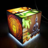 Led Buddha Cube