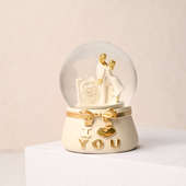 Buy LED Couple Theme Snow Globe Gift for Valentine