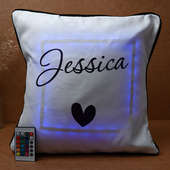 LED Name Cushion