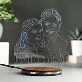 Led Personalized Sketch Mom Stand