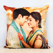 Personalised LED Photo Cushion with Clear View