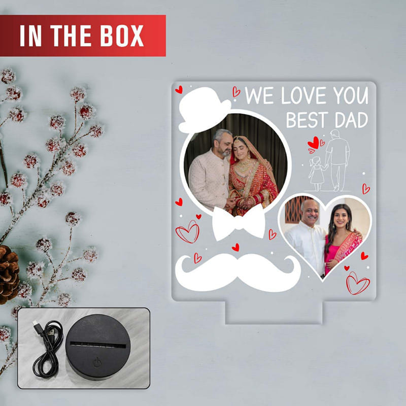 Led Photo Lamp For The Best Dad