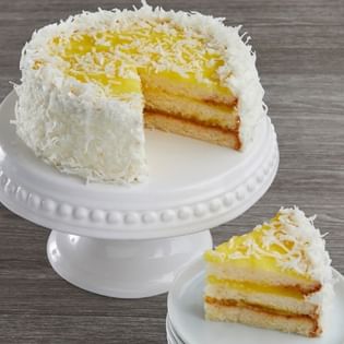Lemony Coconut Cake: Lemon Coconut Cake