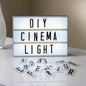 Letter Lights Diy Box