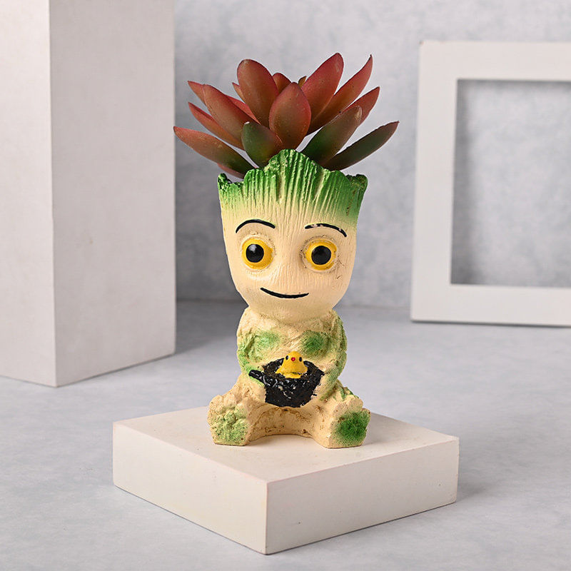 Send Lifelike Artificial Succulent Duo Online