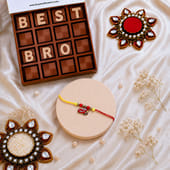 Lightning McQueen Kids Rakhi With Chocolates