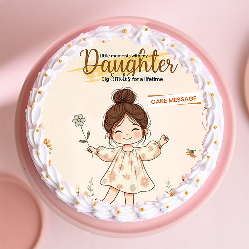 Lil Happy Moments Cake For Daugther