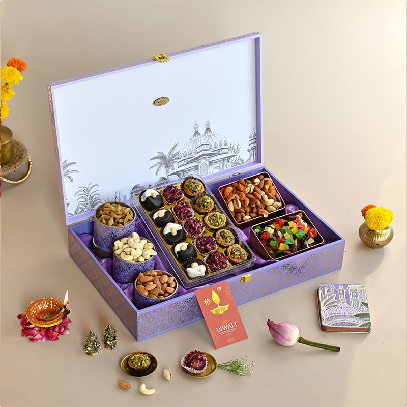 Lilac Diwali Gourmet Bites Hamper