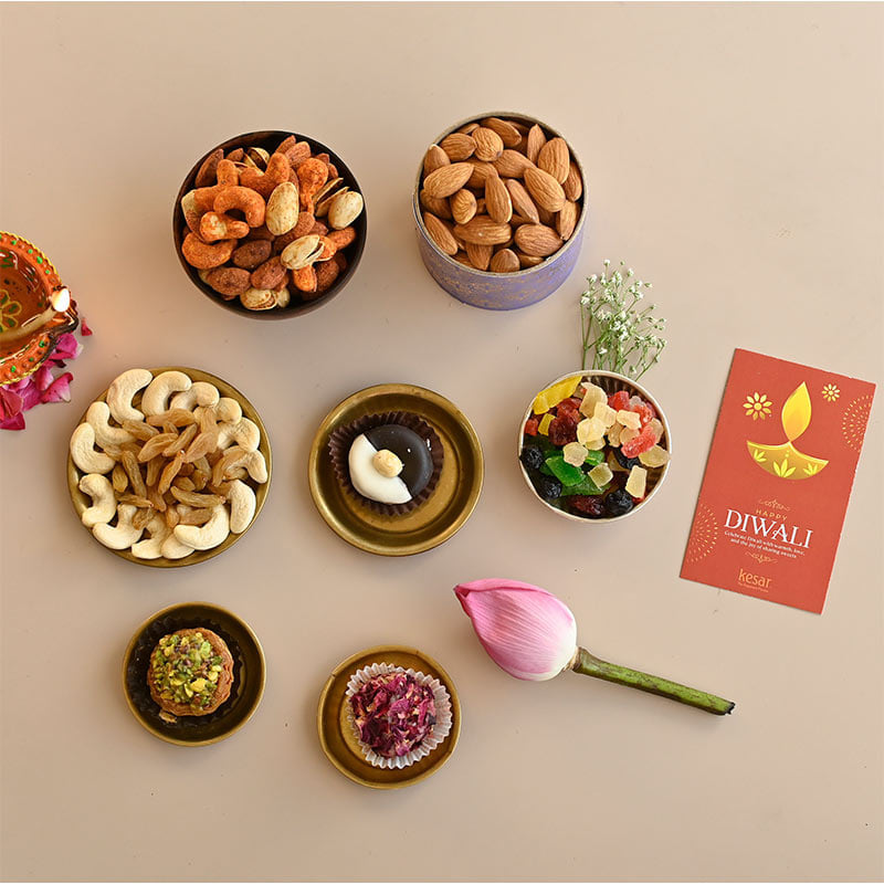 Lilac Diwali Gourmet Bites Hamper