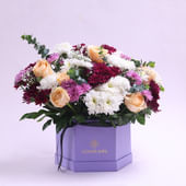 Lilac Skies And Blushing Blooms
