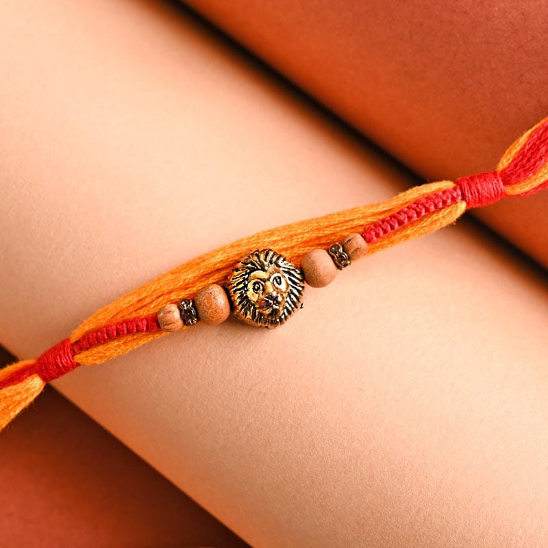 Send Lion Face Rakhi - Fancy Rakhi for Brother online