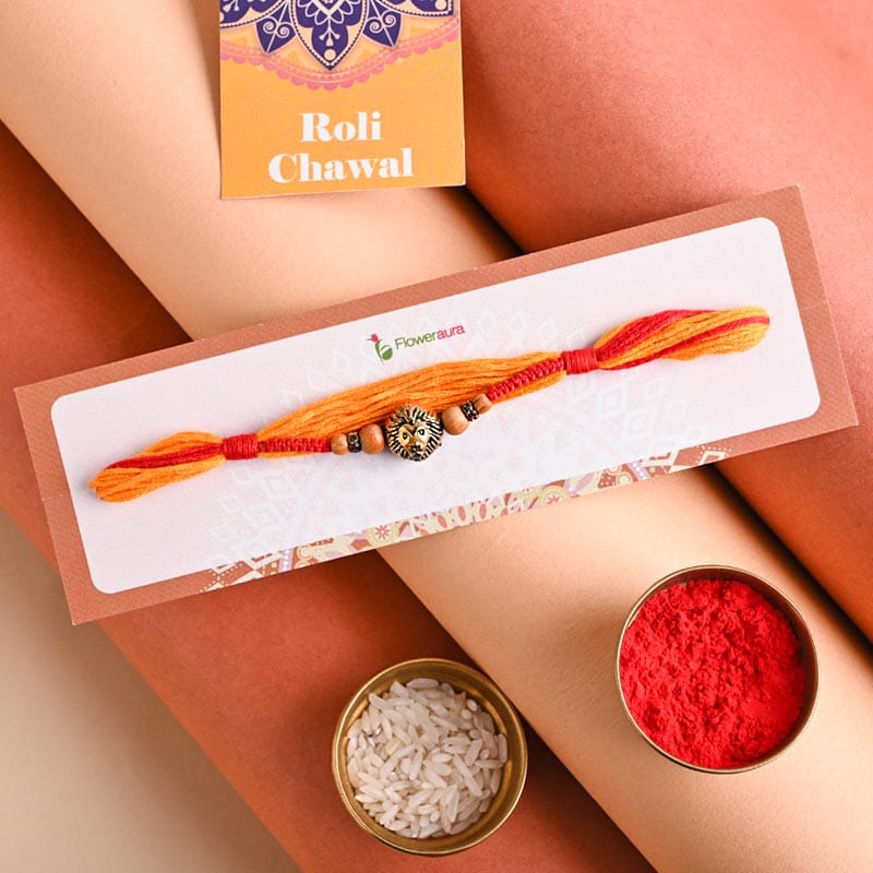 Order Fancy Rakhi for Brother online - Lion Face Rakhi