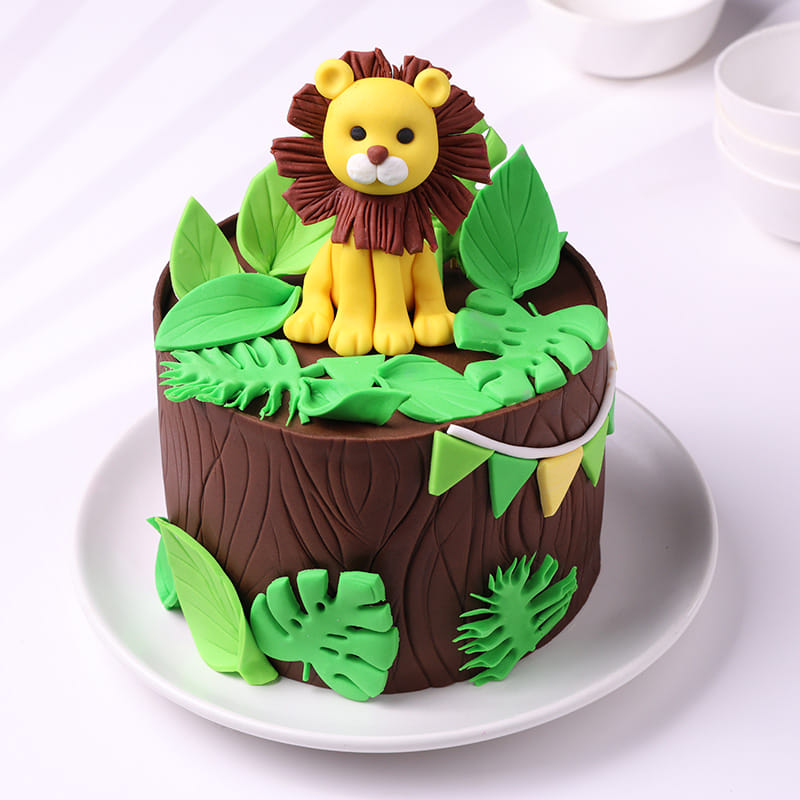 Lion Jungle Cake