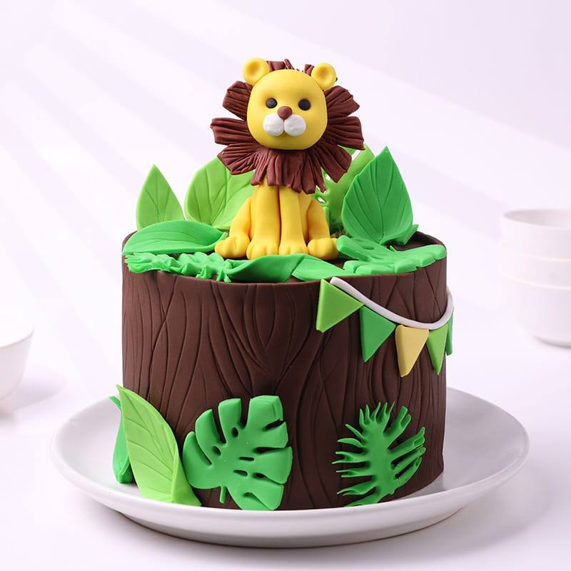Lion Jungle Cake