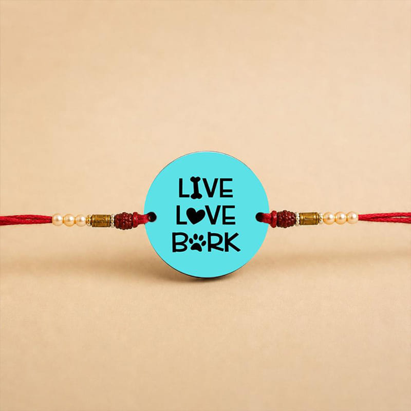 Live Love Bark Pet MDF Magnet Rakhi