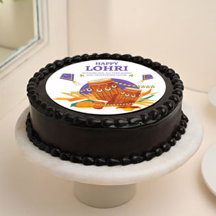 Flavourful Lohri Poster Cake