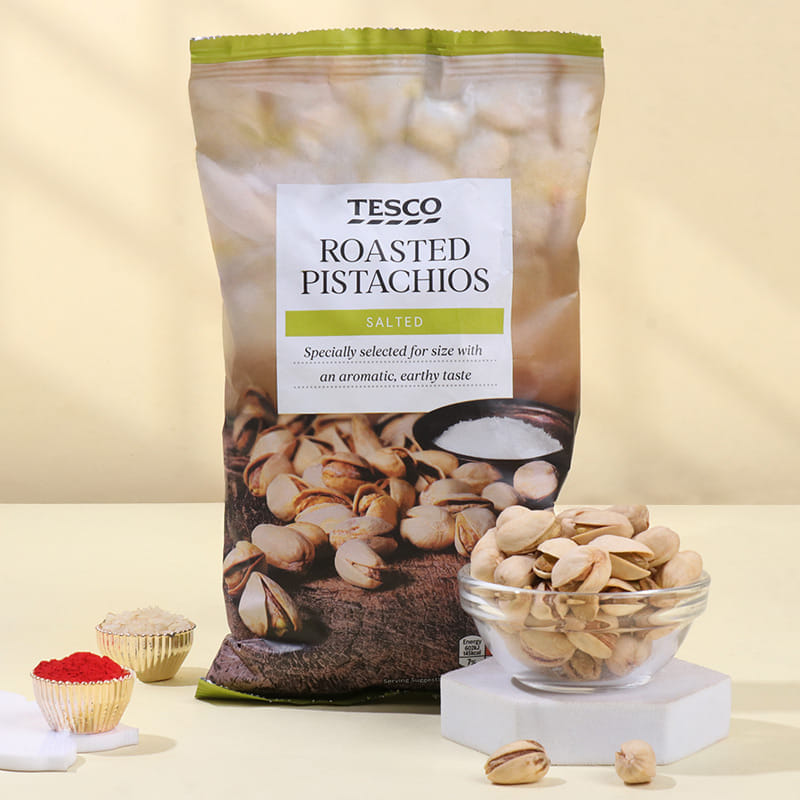 Lord Ganesha Rakhi N Pistachios Combo