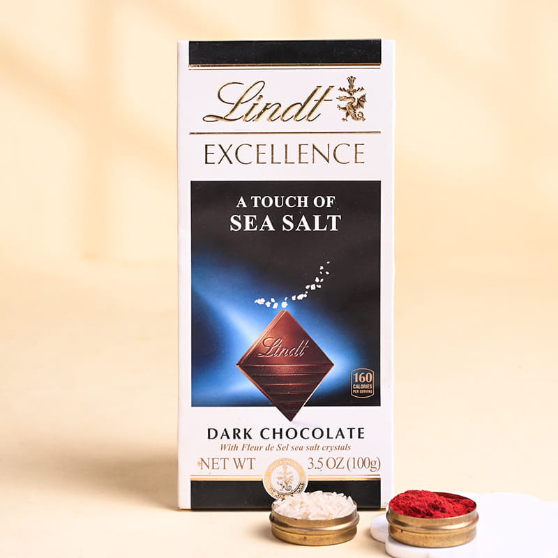 Lord Ganesha Rakhi With Lindt Chocolate