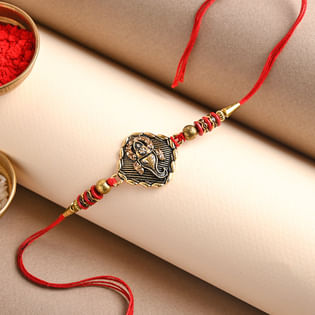 Lord Ganesha Trunk Rakhi-New zealand