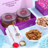 Lotus Bhai Bhabhi Rakhi Set N Almond Raisin Treats