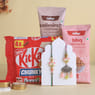 Lotus Bhai Bhabhi Rakhi Set N Munchies Hamper