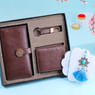 Lotus Bhaiya Bhabhi Rakhis With Wallet N Keychain