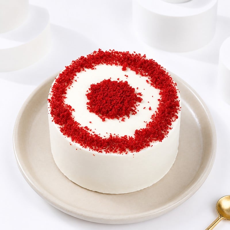 Love Bouquet With Red Velvet Bento Cake