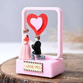 Front View of Love Couple Figurine